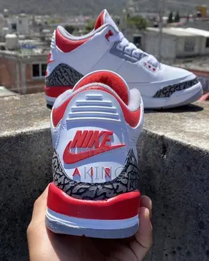 Legit Air Jordan 3 Fire Red