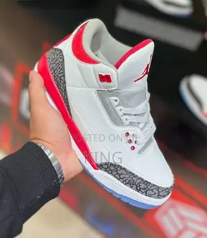 Actual Air Jordan 3 Fire Red