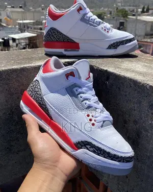 Luxy Air Jordan 3 Fire Red Sneakers