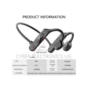 Bone Conduction Bluetooth Headsets Wireless Earphones