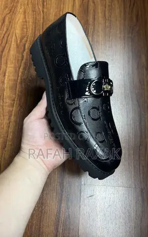 Original Salvatore Ferragamo Luxury Shinny Loafers