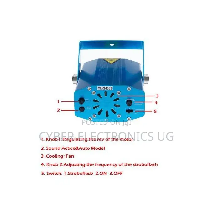 RGB Mini LED Laser Projector Disco Light Stage Party