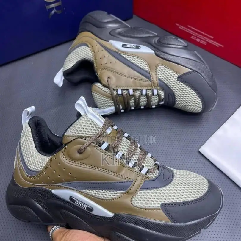 Premium Dior B22 Brown Sneakers