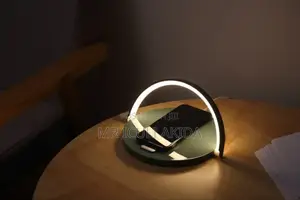 2in1 Smart Fast Wireless Charger With Half Moon Night Light