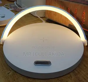 2in1 Smart Fast Wireless Charger With Half Moon Night Light