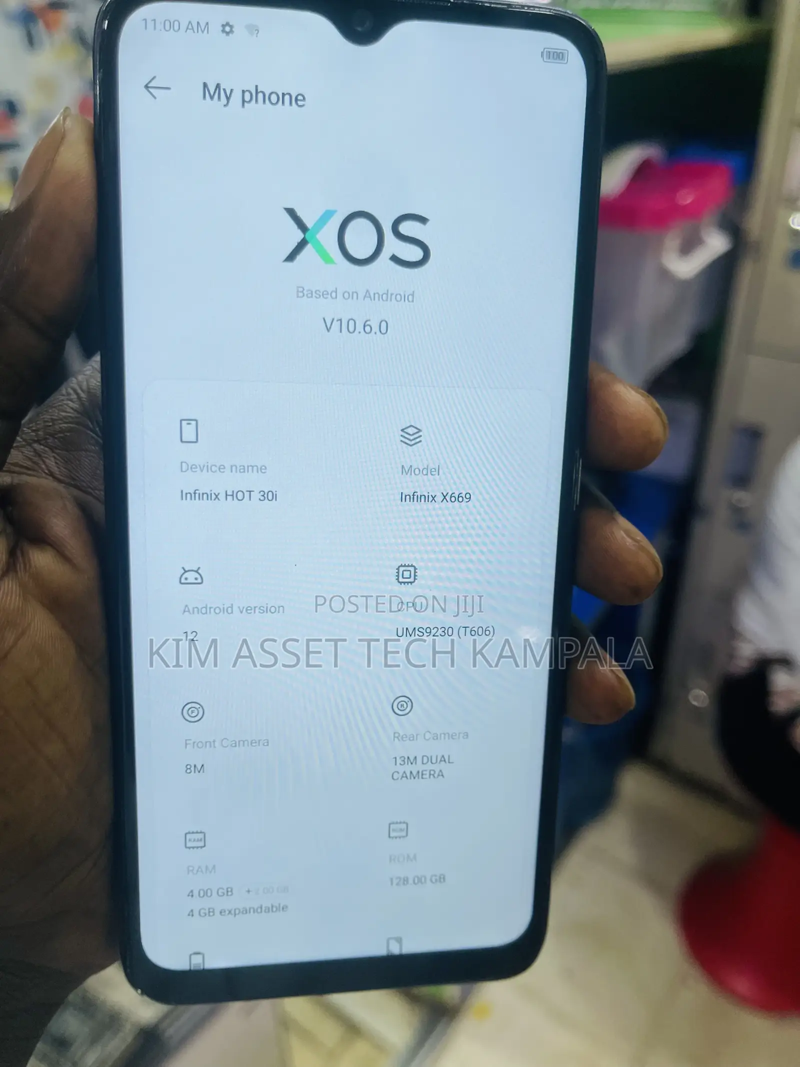 Infinix Hot 30i 128 GB Black