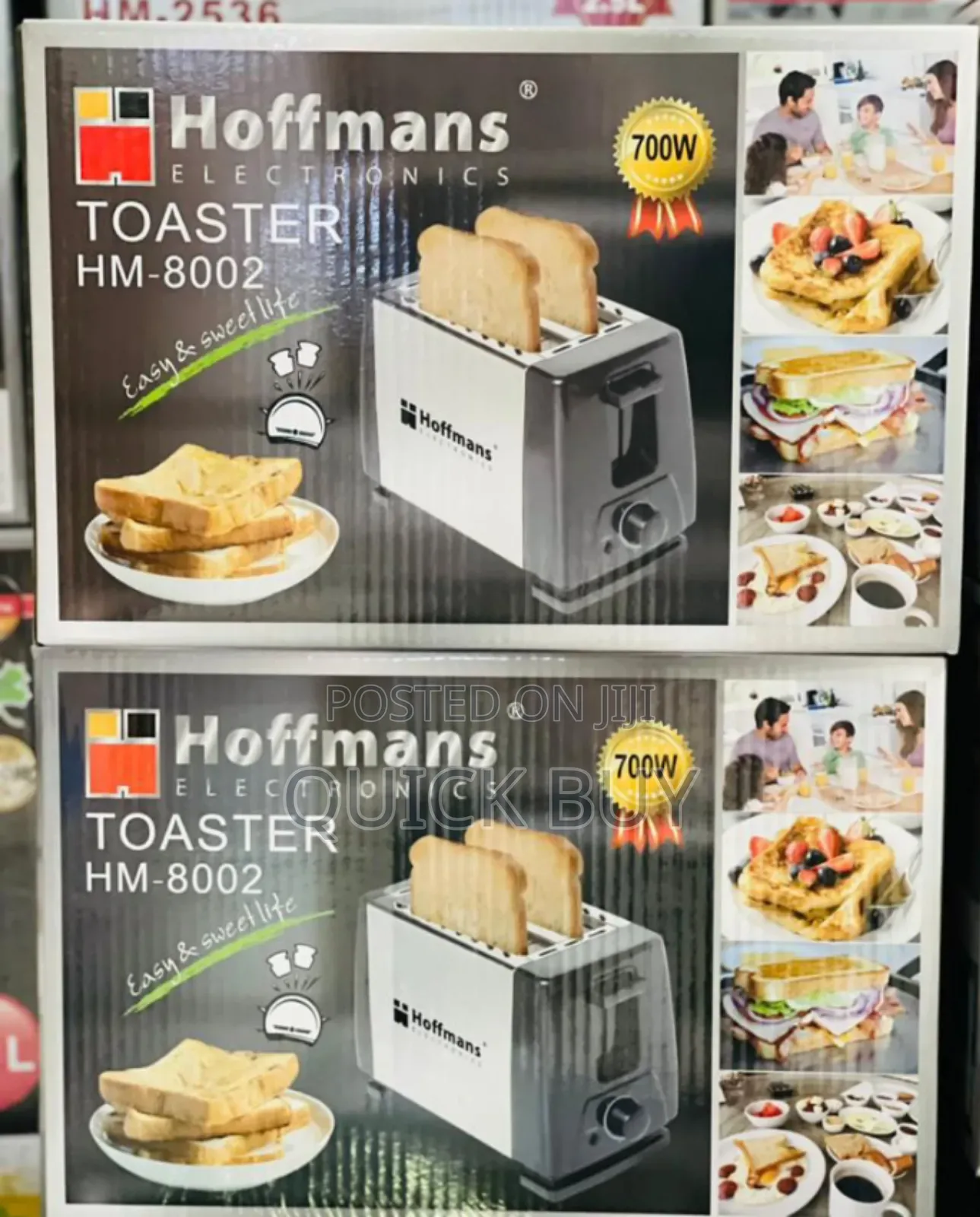 Premium Quality Versatile Electric 2 Slice Bread Toaster
