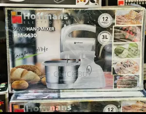 Deluxe Stainless Classic Hoffman Stand Hand Mixer