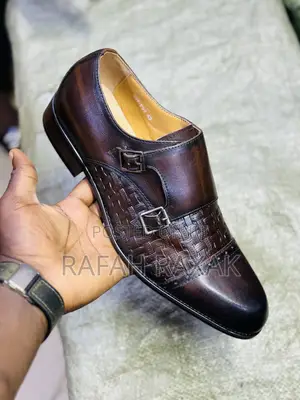 Original John Foster Double Buckle Leather Oxfords