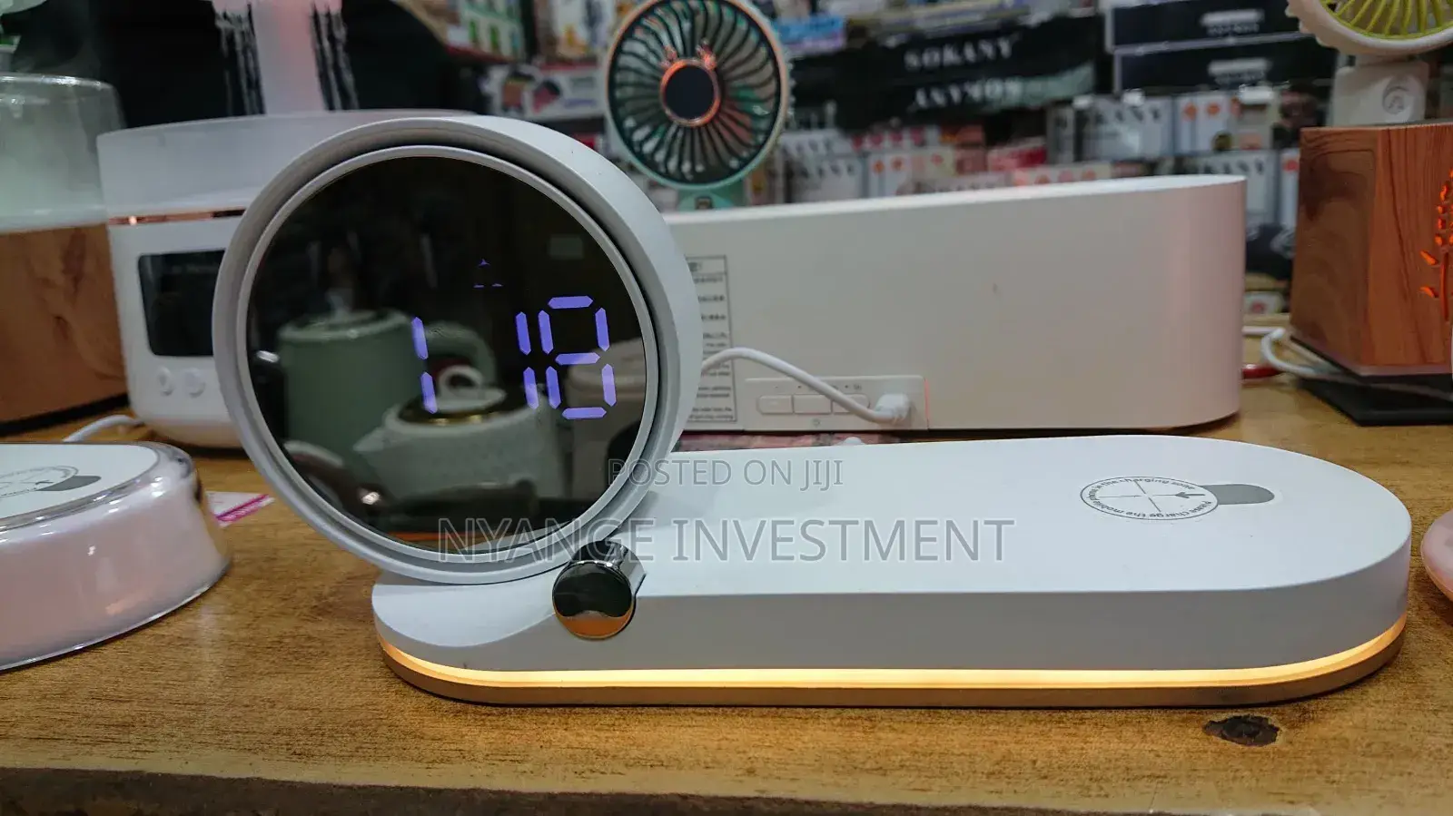 Wireless Charger With Light and Watch