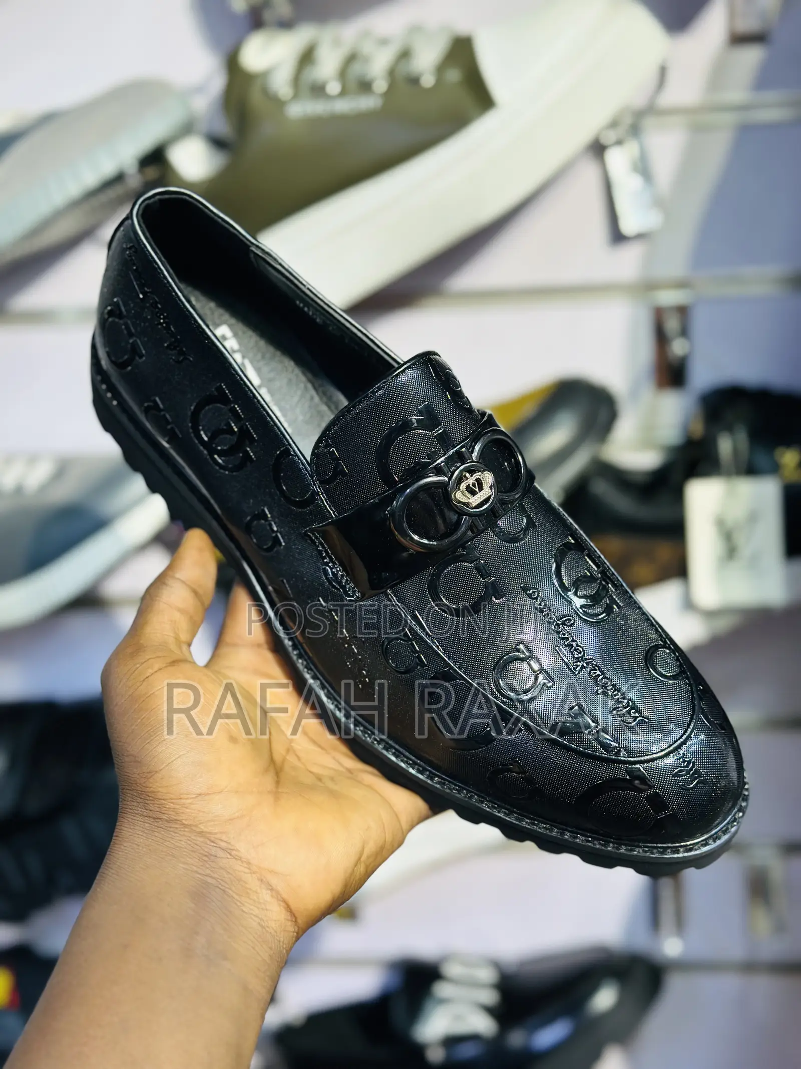 Salvatore Ferragamo Shinny Luxury Loafers