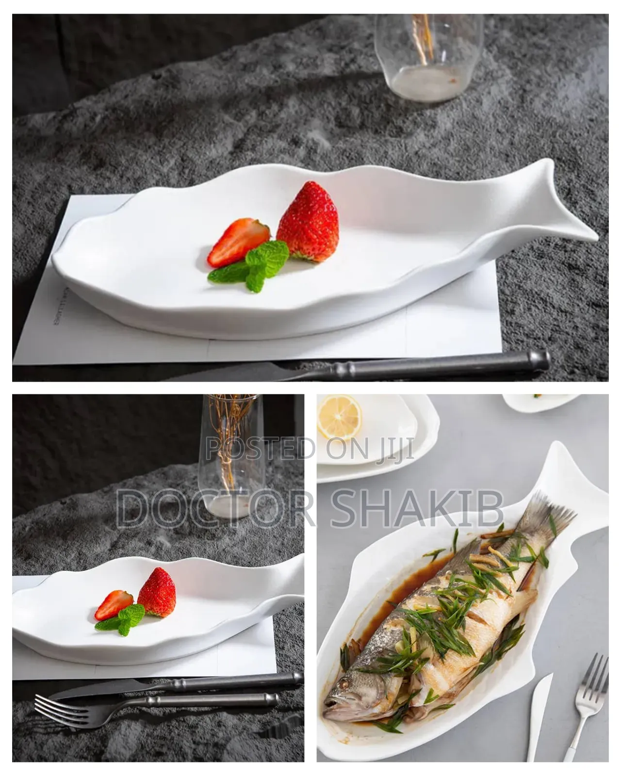 New Fish Serving Dinner Plate