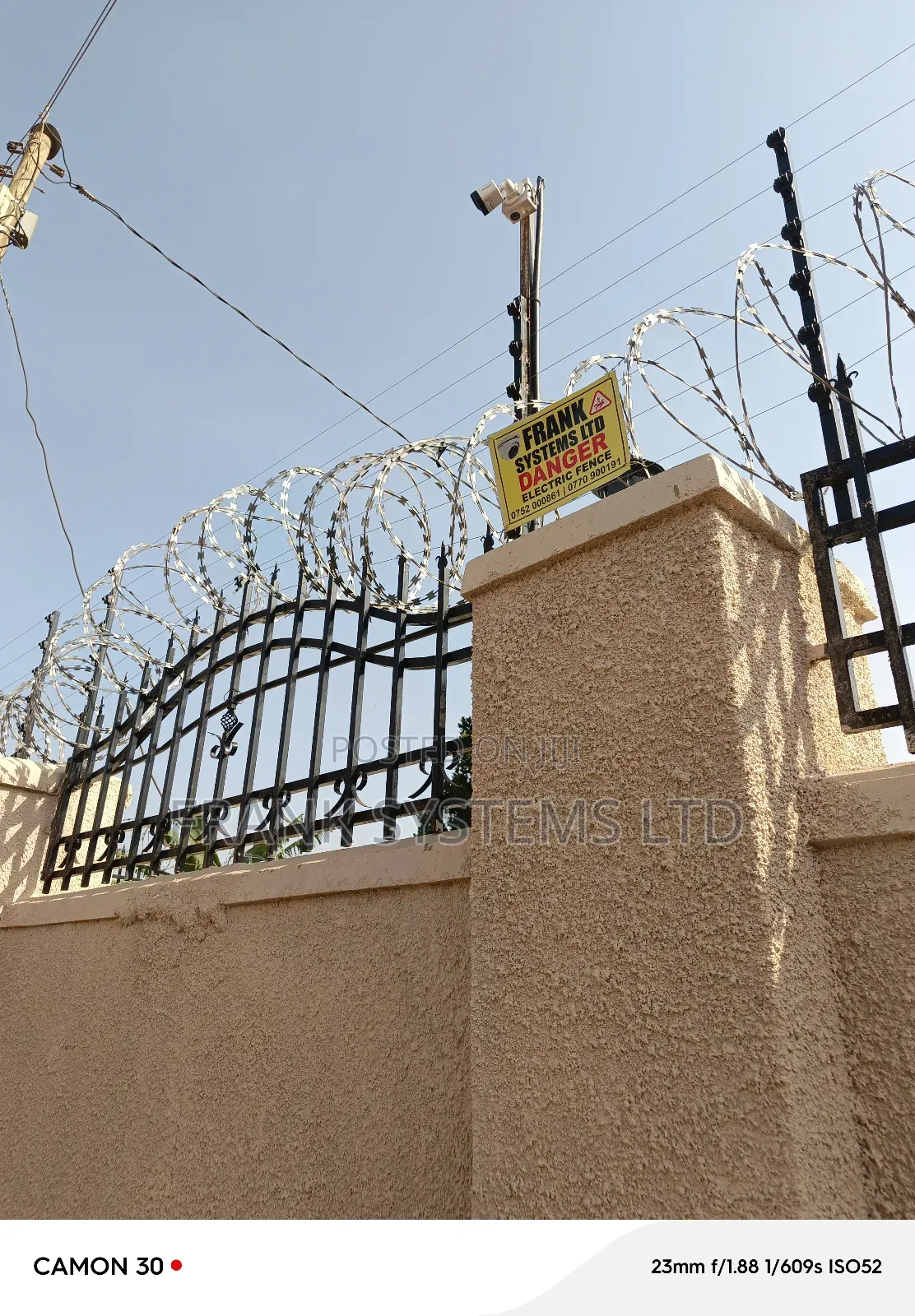 Electrical Fencing With High Voltage