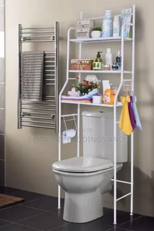 Toilet Rack Toilet Organiser White