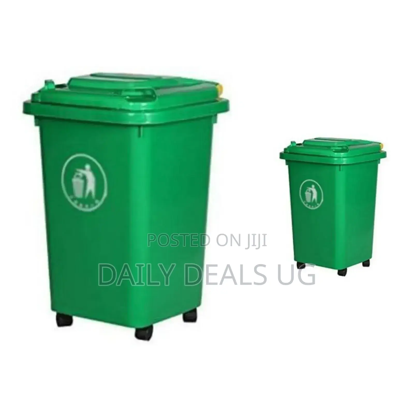 Plastic Biggest Green Trash Can
