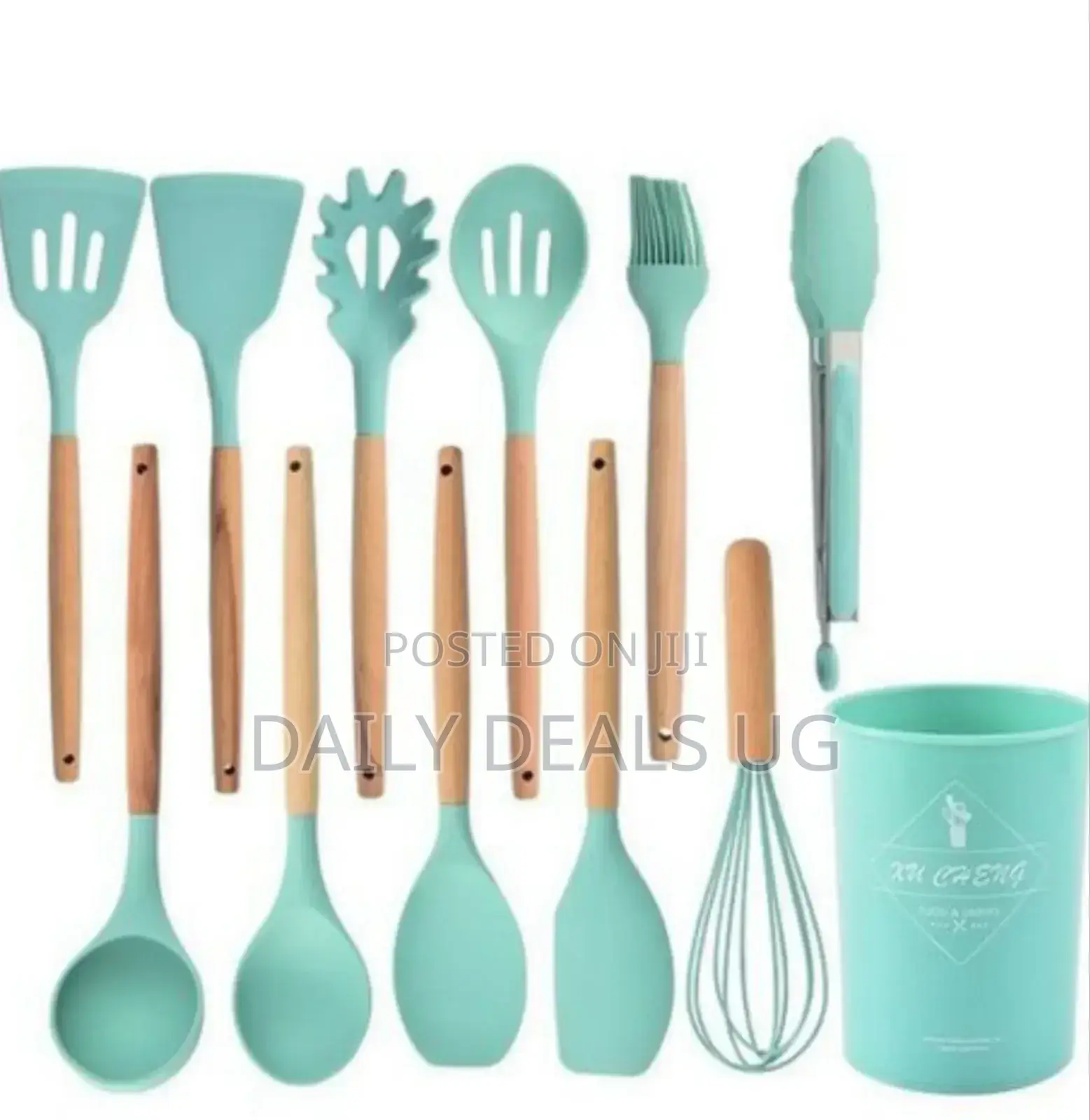 Blue Silicone Utensils