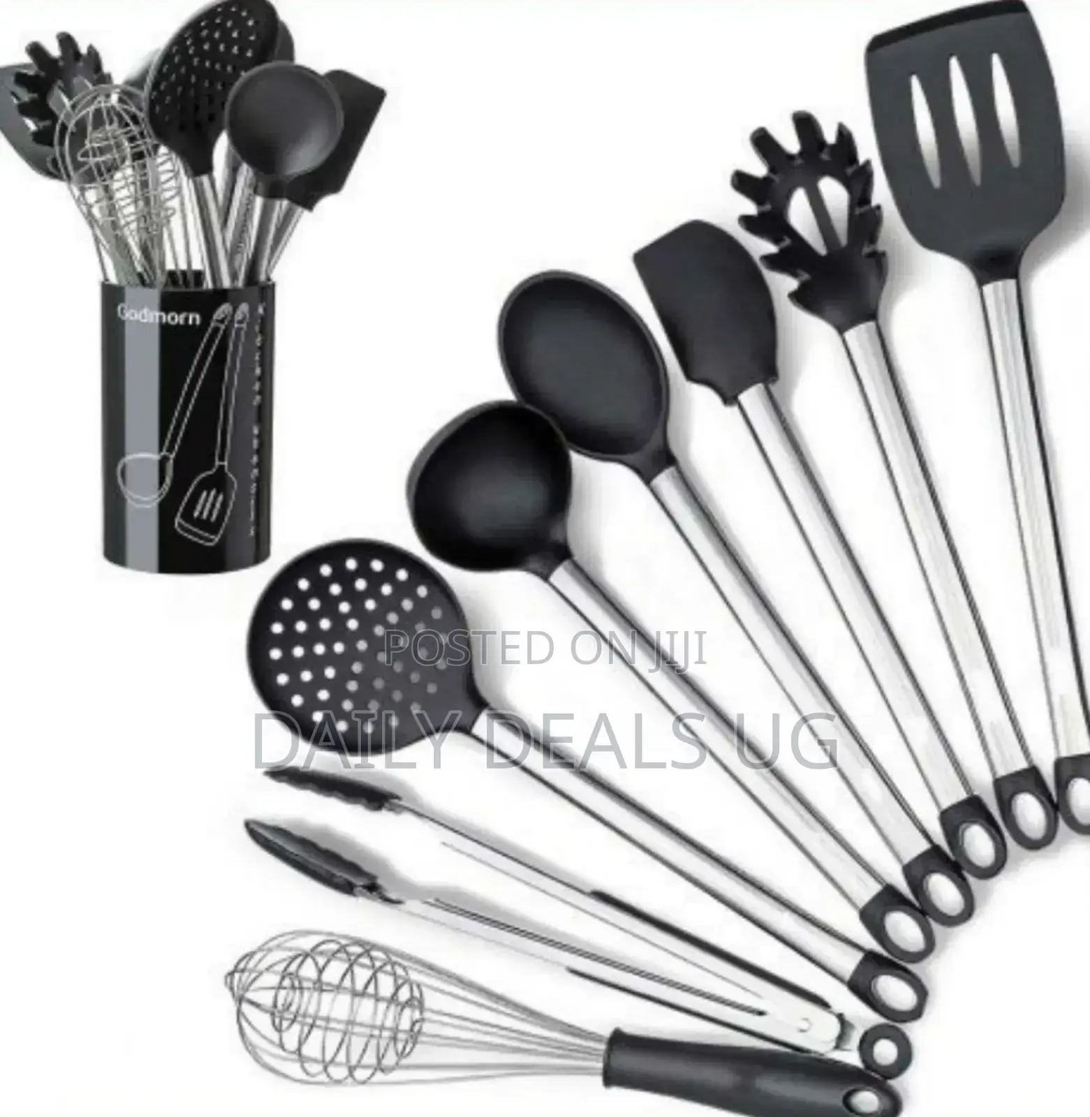 Black Silicone Utensils