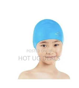 Unisex Stretcher Rubber Swimming Cap - Multicolor