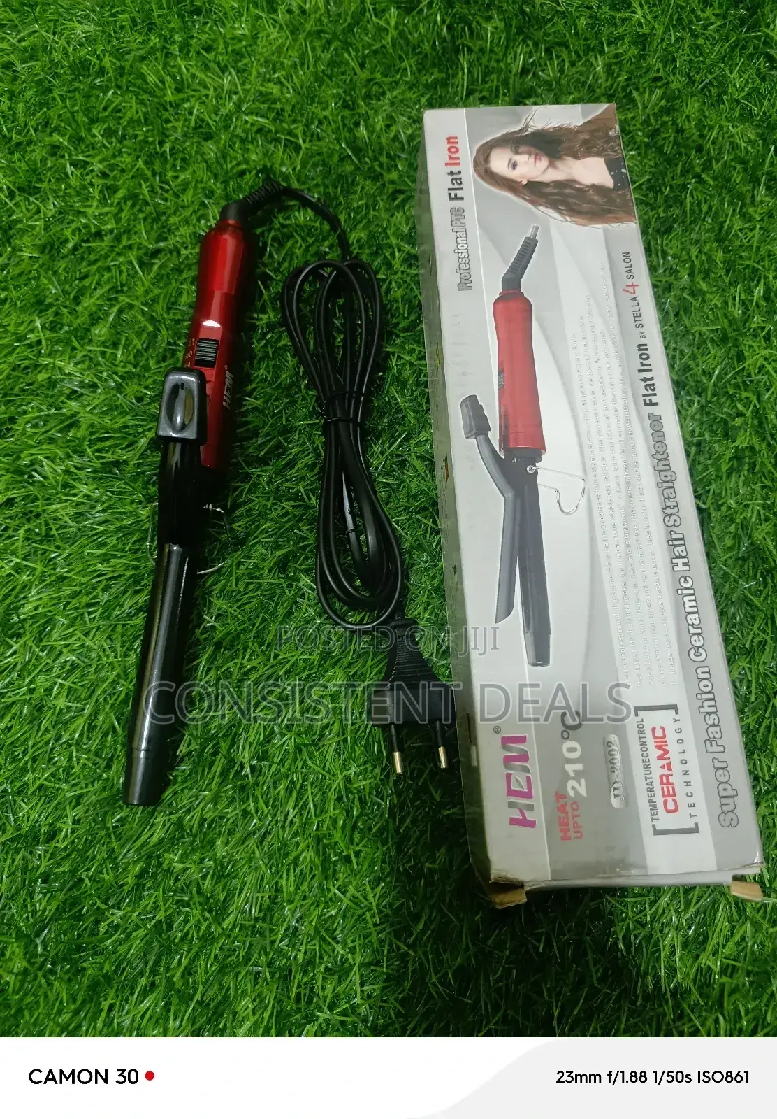 Ceramic Hair Straightener Flat Iron