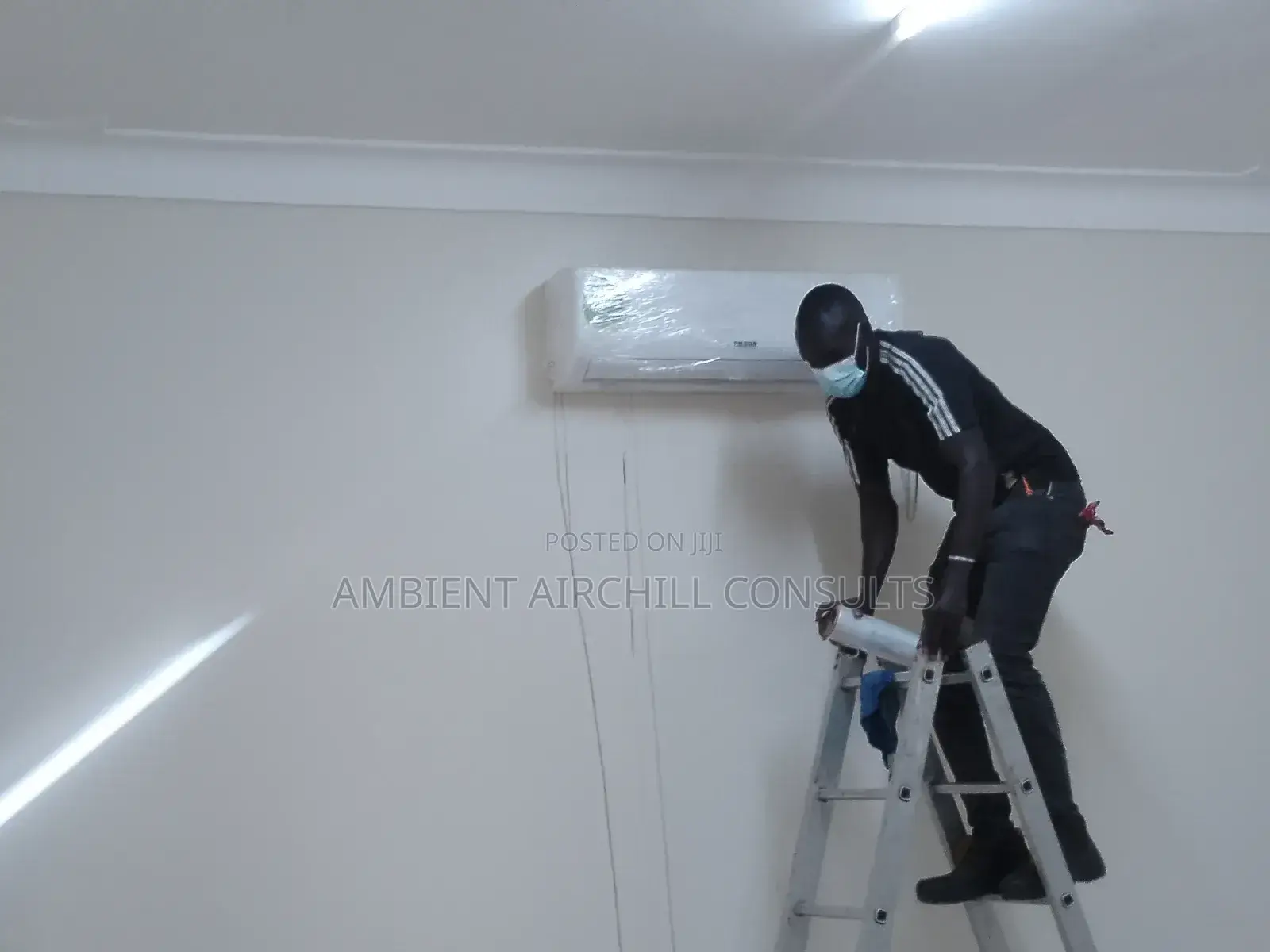 Installation of Air Condition Machine, CCTV Cameras