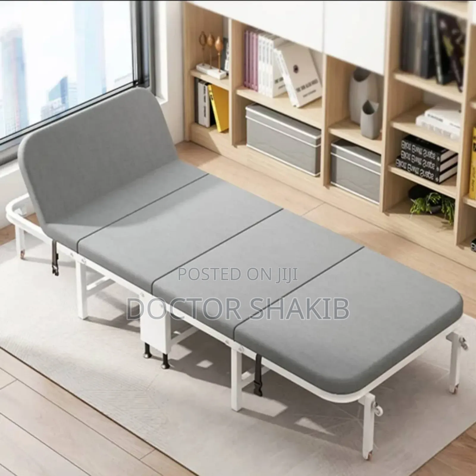 Nordic Minimalist Foldable Single Bed