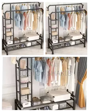 Heavy-Duty Garment Clothes Rack-New