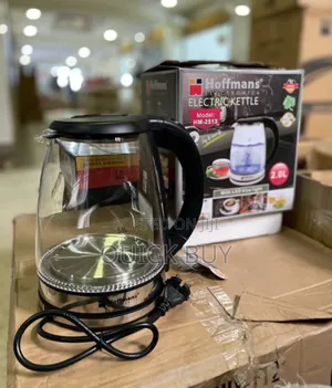 Deluxe Elegant Hoffman Electric Transparent Kettle 2L