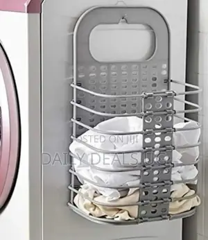 Portable Mounted Clothes Basket