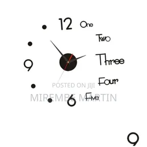 3D Large Luminous Wall Mounted Clock.