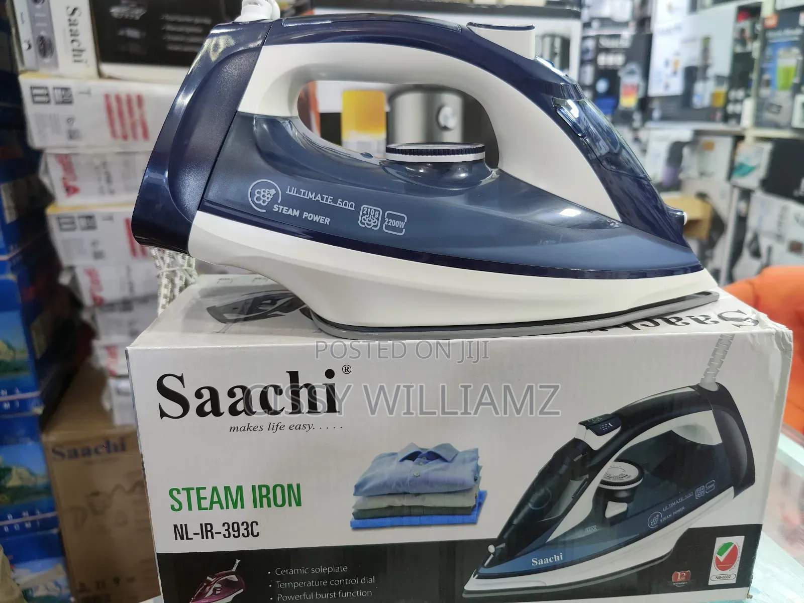 Saachi Corded Steam Iron/Saachi Steam Iron
