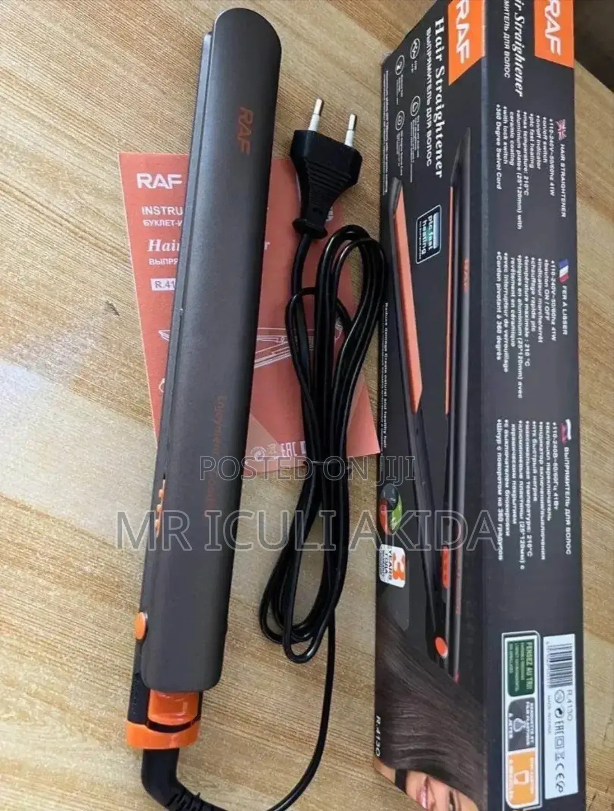 RAF Professional Electric Hair Straightener