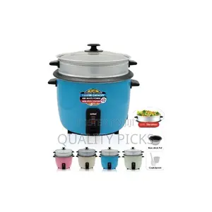 Sanford 1.5 Litre Rice Cooker Steamer Pot- Multi-Colour .