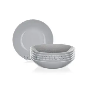 Luminarc 6 Pieces of Luminarc Round Plain Bowl Soup Plates
