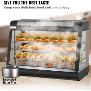 90*45*67CM Countertop Food Warmer Display Case 3 Shelf
