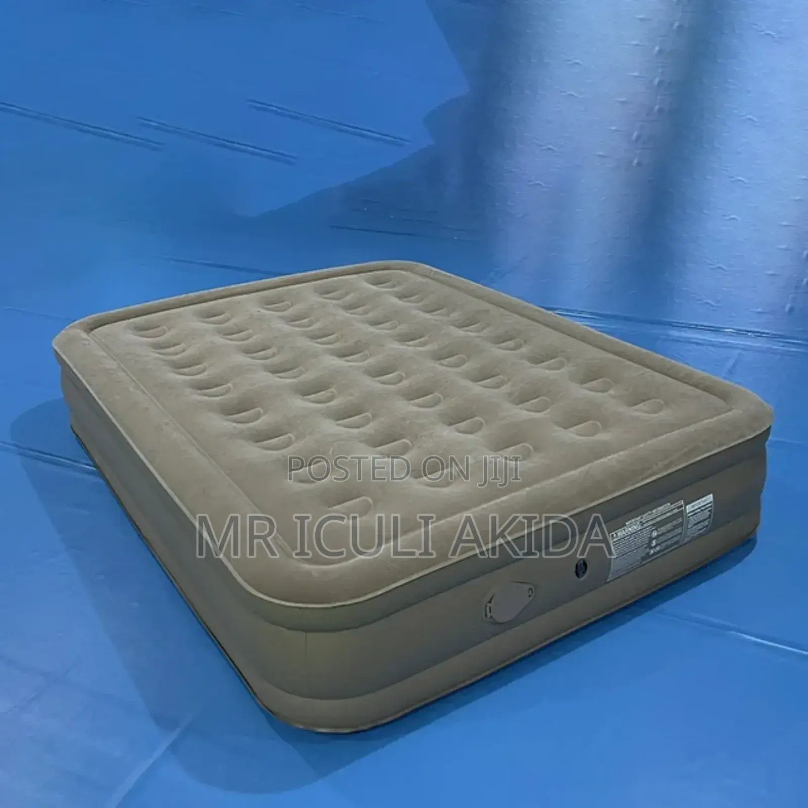 5x6 Automatic Self Inflatable Flocked Camping/Home Mattress