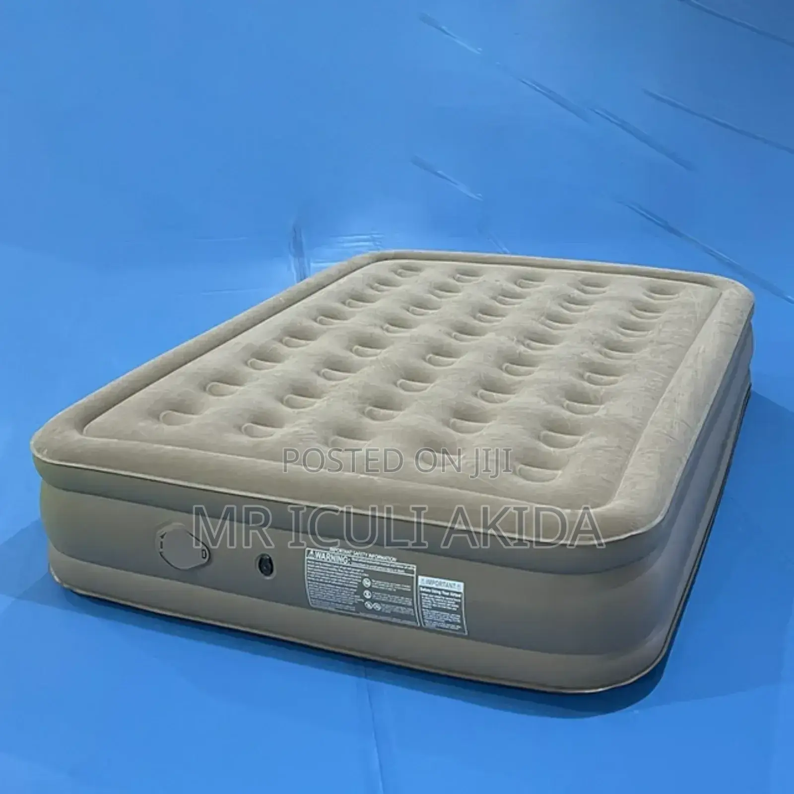 5x6 Automatic Self Inflatable Flocked Camping/Home Mattress