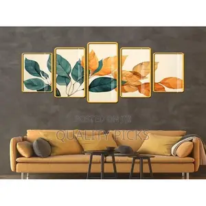 5 Piece Canvas Wall Art Work Poster Abstract Paintings