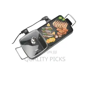 DSP 2-in-1 Electric Grill With Casserole- Black.