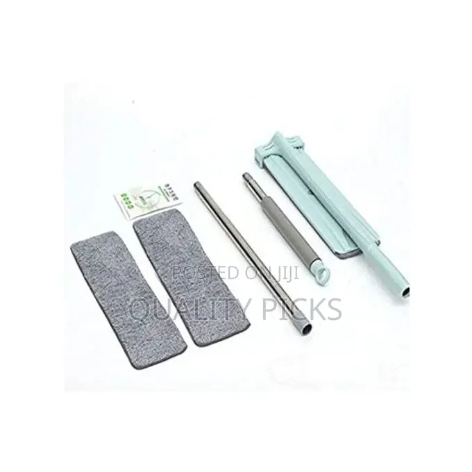 Other Hand-Free Flat Mop, Lazy Drag and Drop Artifact-Blue.