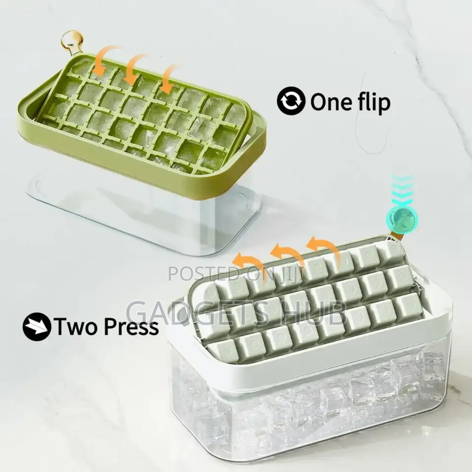 Ice Box 1 Set Ice Cube Tray With Lid Transparent
Box