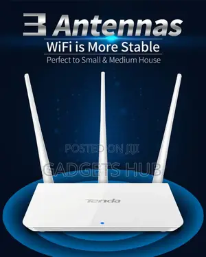 Tenda F3 300mbs Wireless Home Router 2.4ghz 3 Antennas
