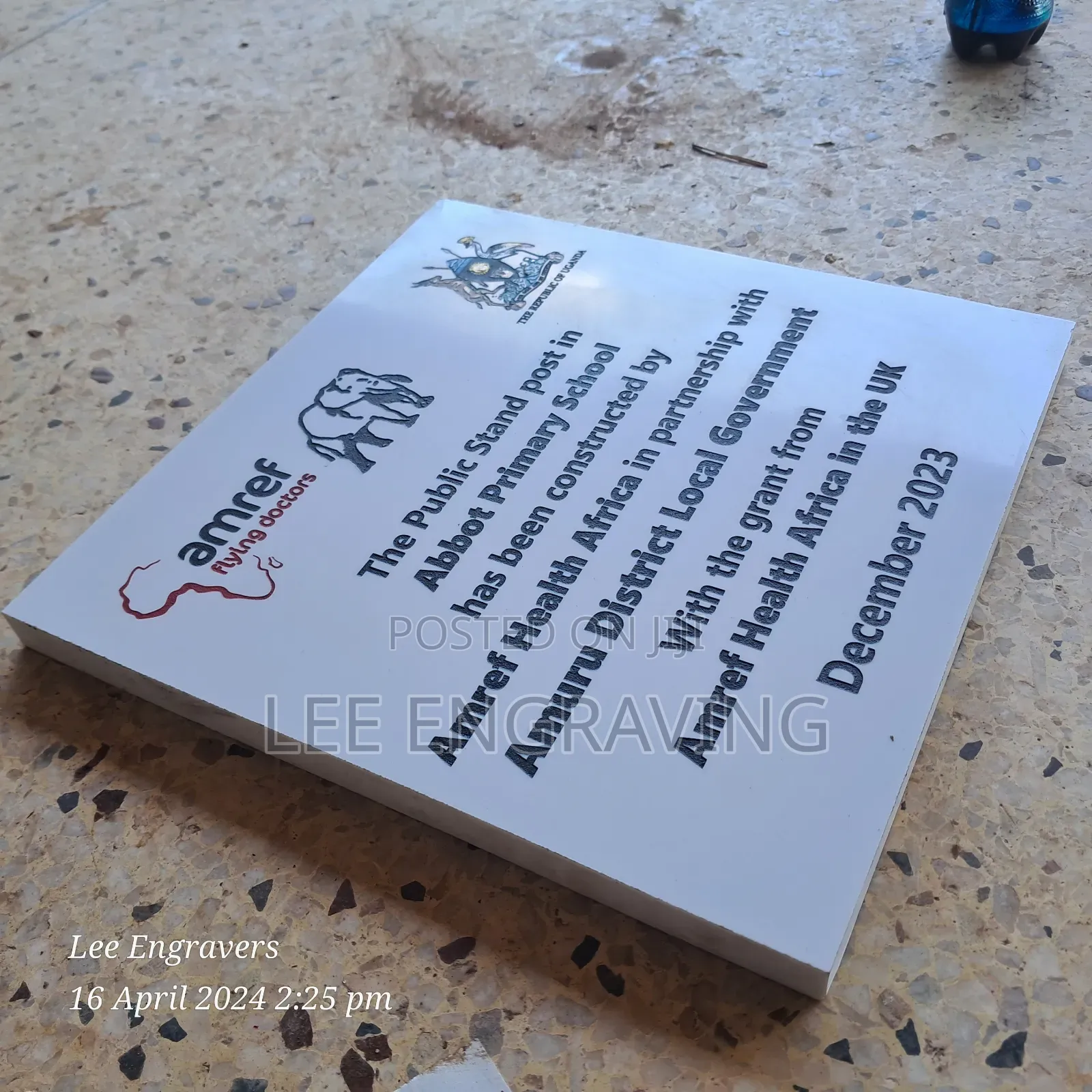 Artificial White Mable Leaser Engraving