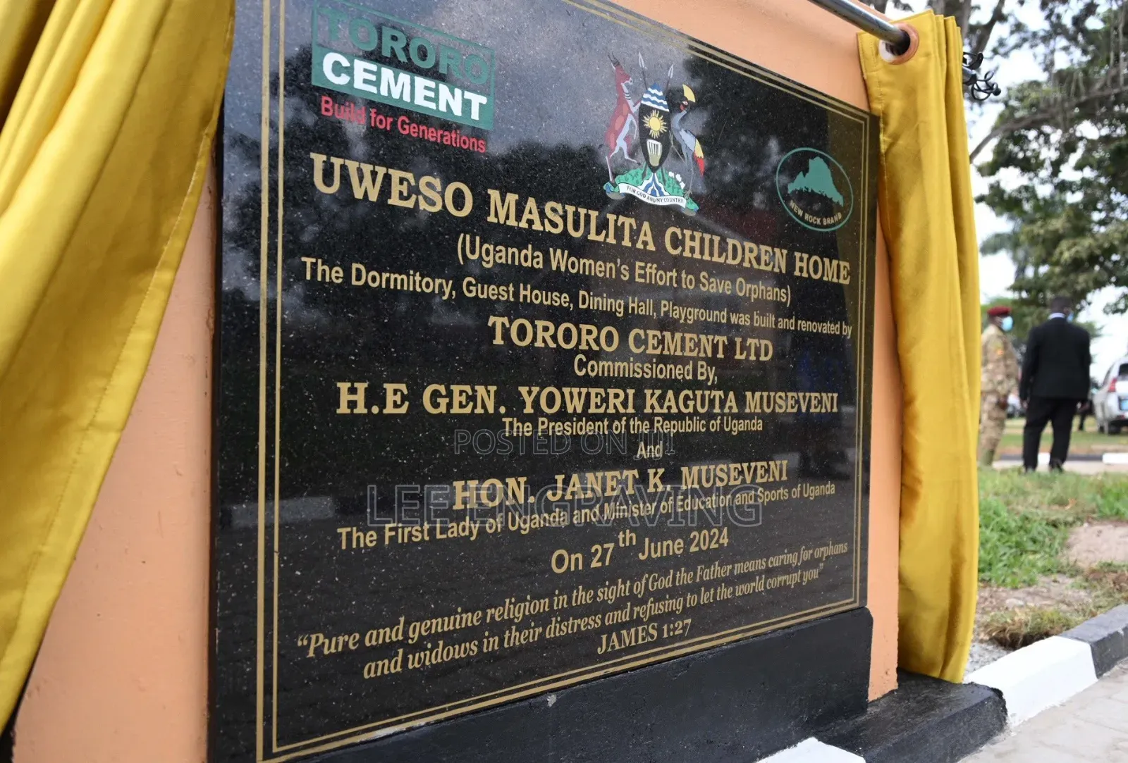 Granite Foundation Stone
