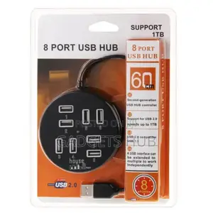 2.0 Circular 8-Port Usb HUB Computer, Laptop
Supports 1TB