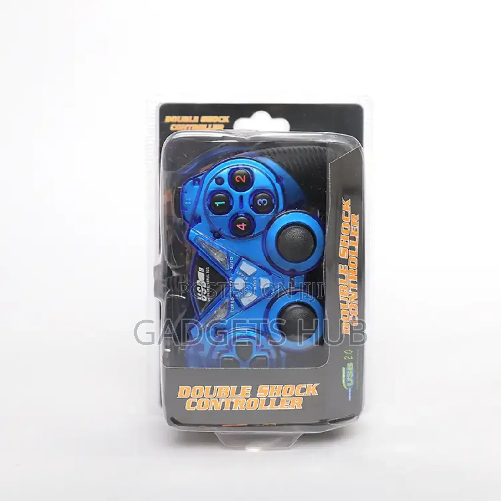 USB Double Shock Controller for Pc Playstation 2 PCS