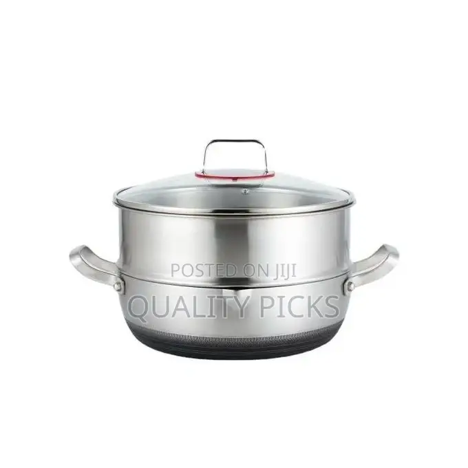 34cm Non-Stick Steamer Induction Wok Cookware Saucepan Pot