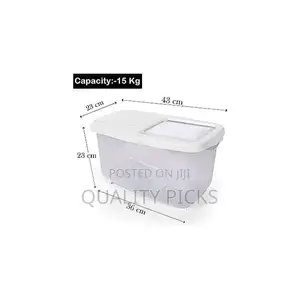 15kg Rice Bucket/Beans/Flour/Cereal Storage Box Container