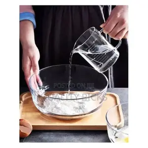 2 Piece Style Transparent Glass Bowl Set Fruit Dishes