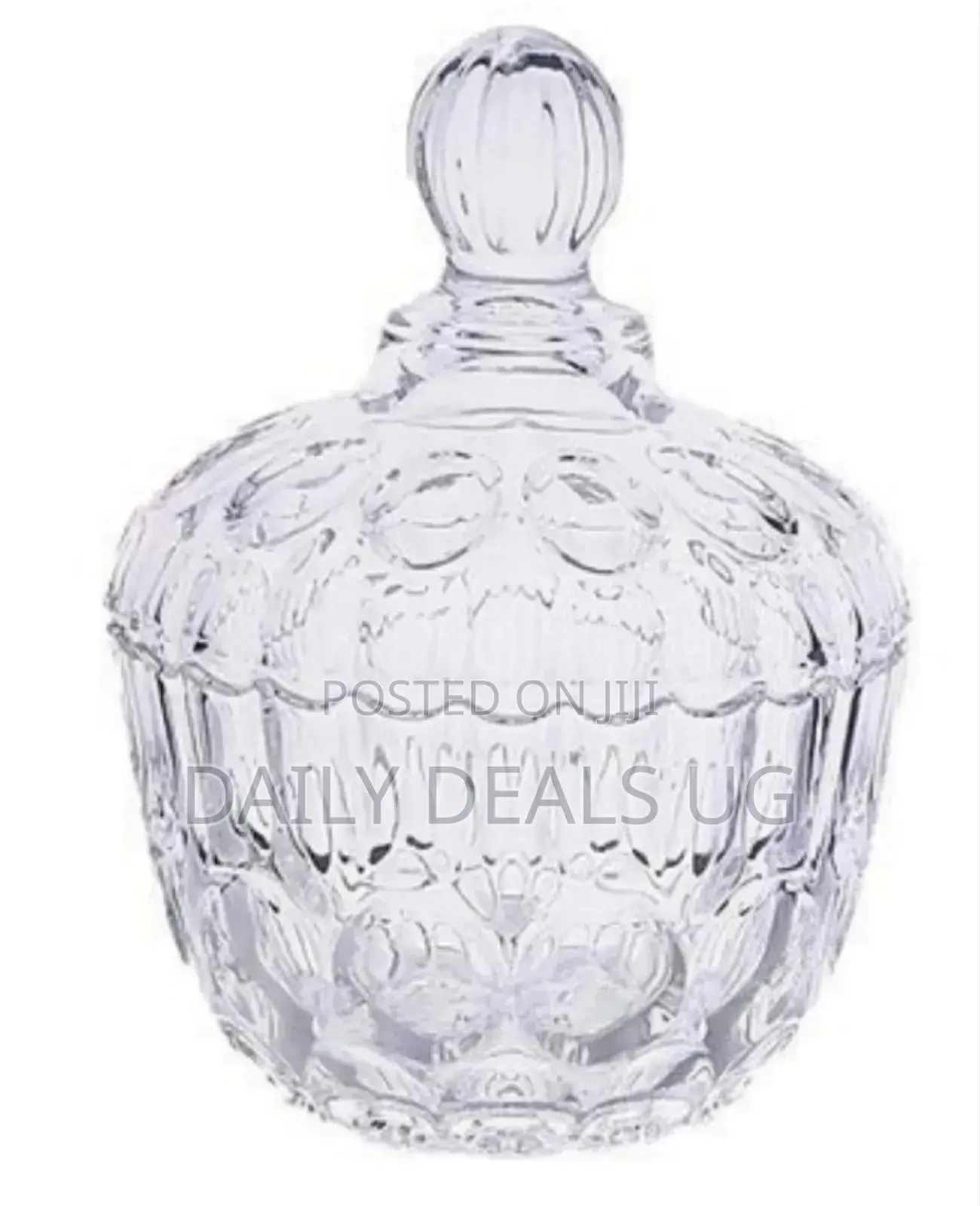 Portable Glass Sugar Bowl