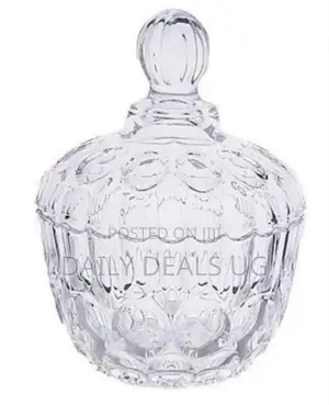 Portable Glass Sugar Bowl